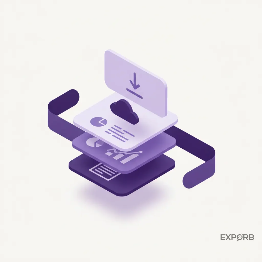 Icon of a downloadable document or presentation template.