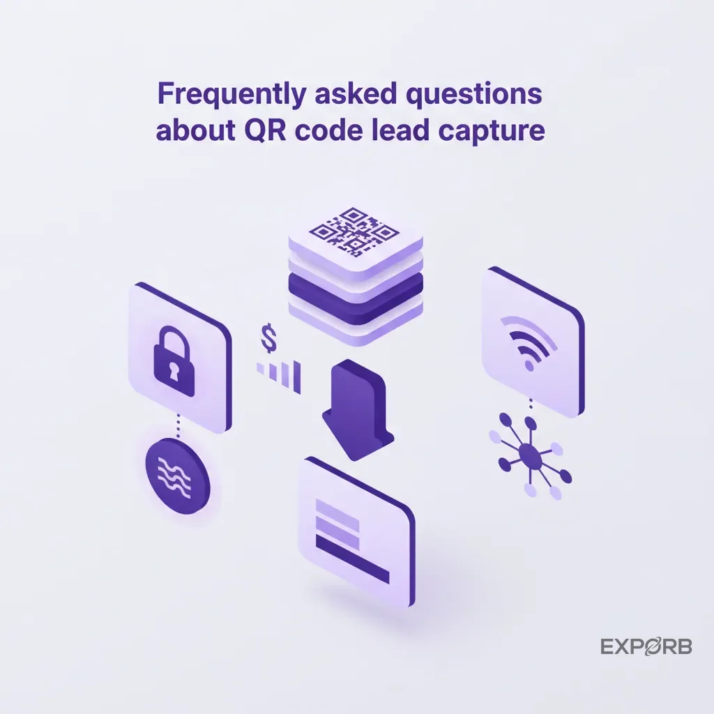 Icon-based infographic addressing key questions about privacy (lock icon), cost (dollar sign icon), and connectivity (Wi-Fi signal icon).