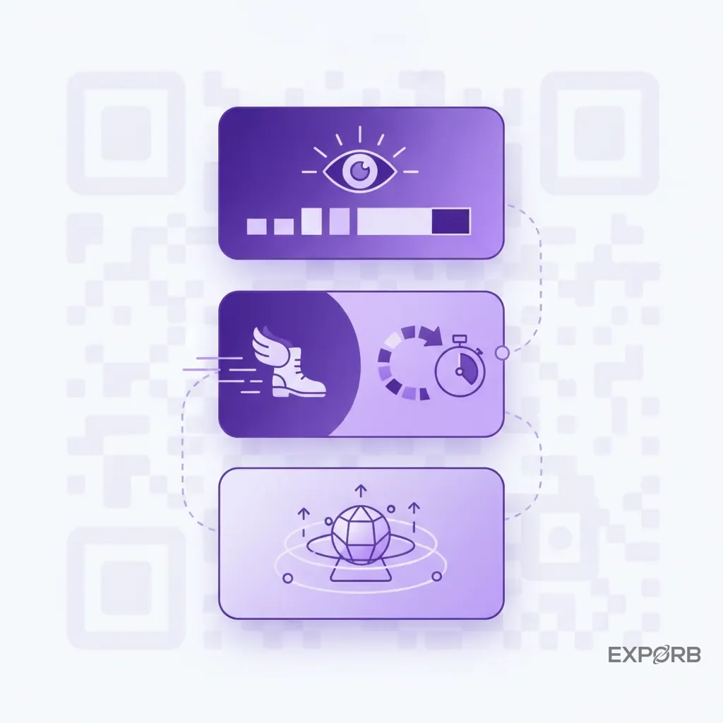 Icon composition showing superpowers like 'X-ray vision' for lead data, 'super speed' for follow-up, and a 'crystal ball' for lead scoring.