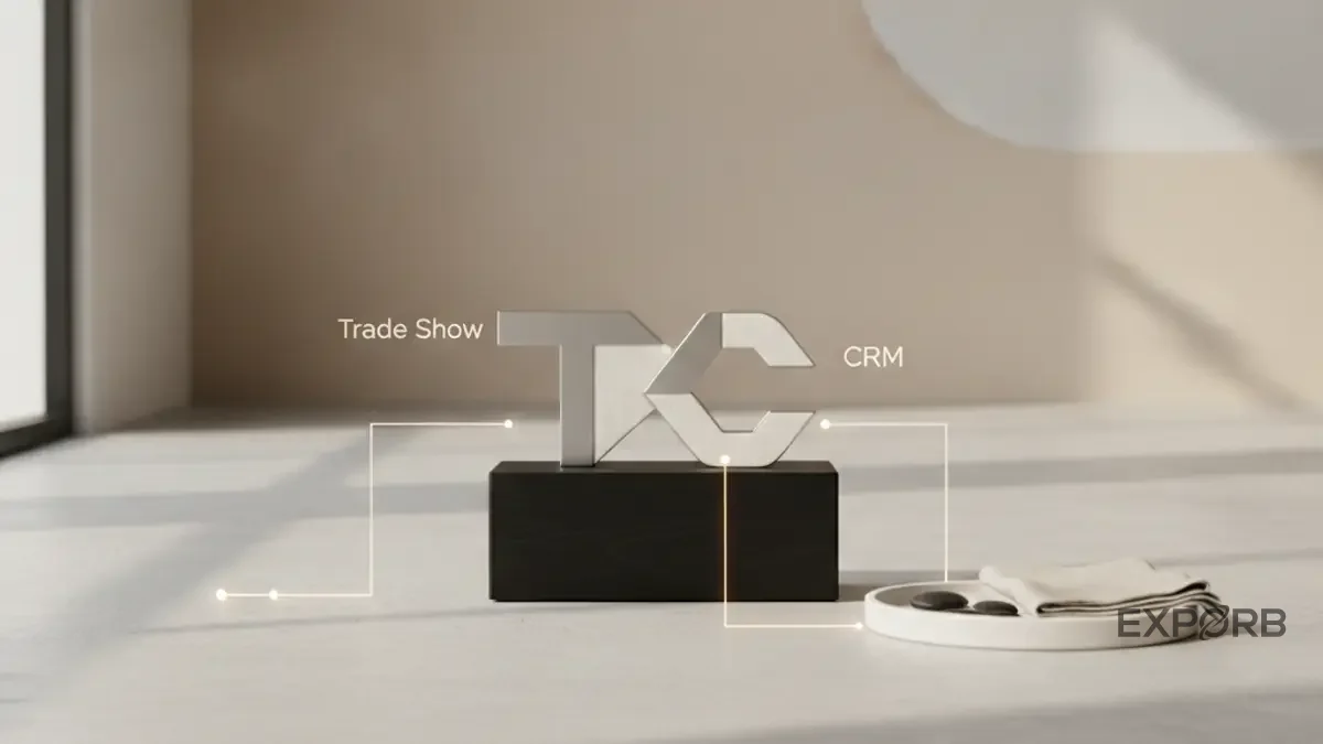 دمج CRM المعارض التجارية: لماذا هو ضرورة للعارضين في 2026 - رسم توضيحي