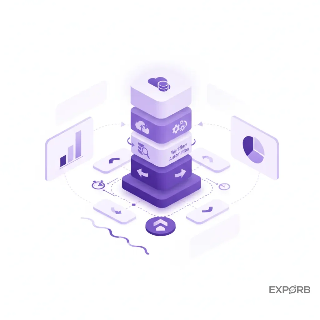 Infographic of the four pillars of revenue-focused event tech: Speed, Data Quality, Workflow Automation, CRM Integration